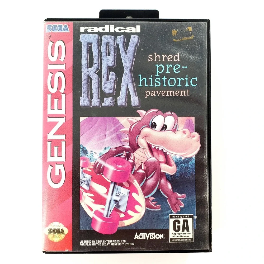 Radical Rex (Sega Genesis, 1994) Authentic Complete Tested & Works